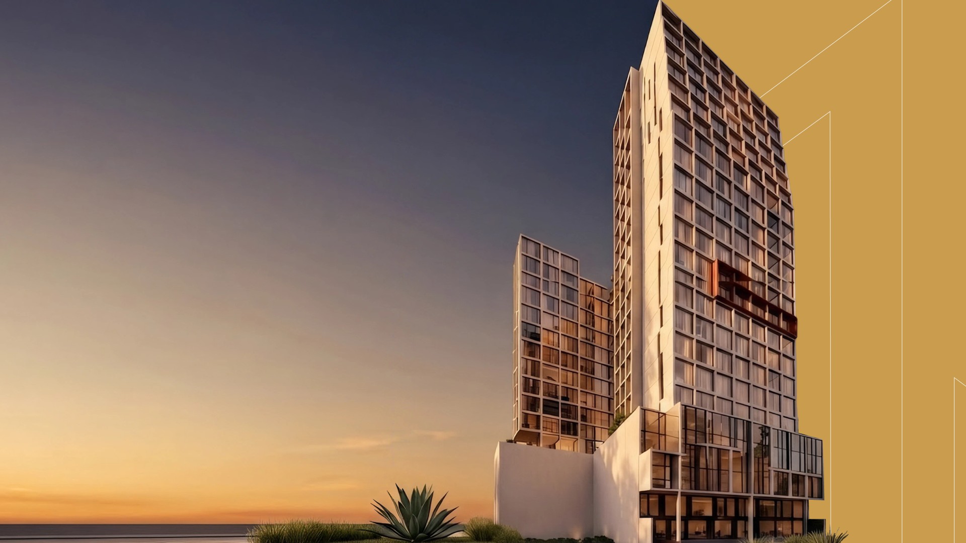 Fachada do Connect One Residence & Office em Macapá