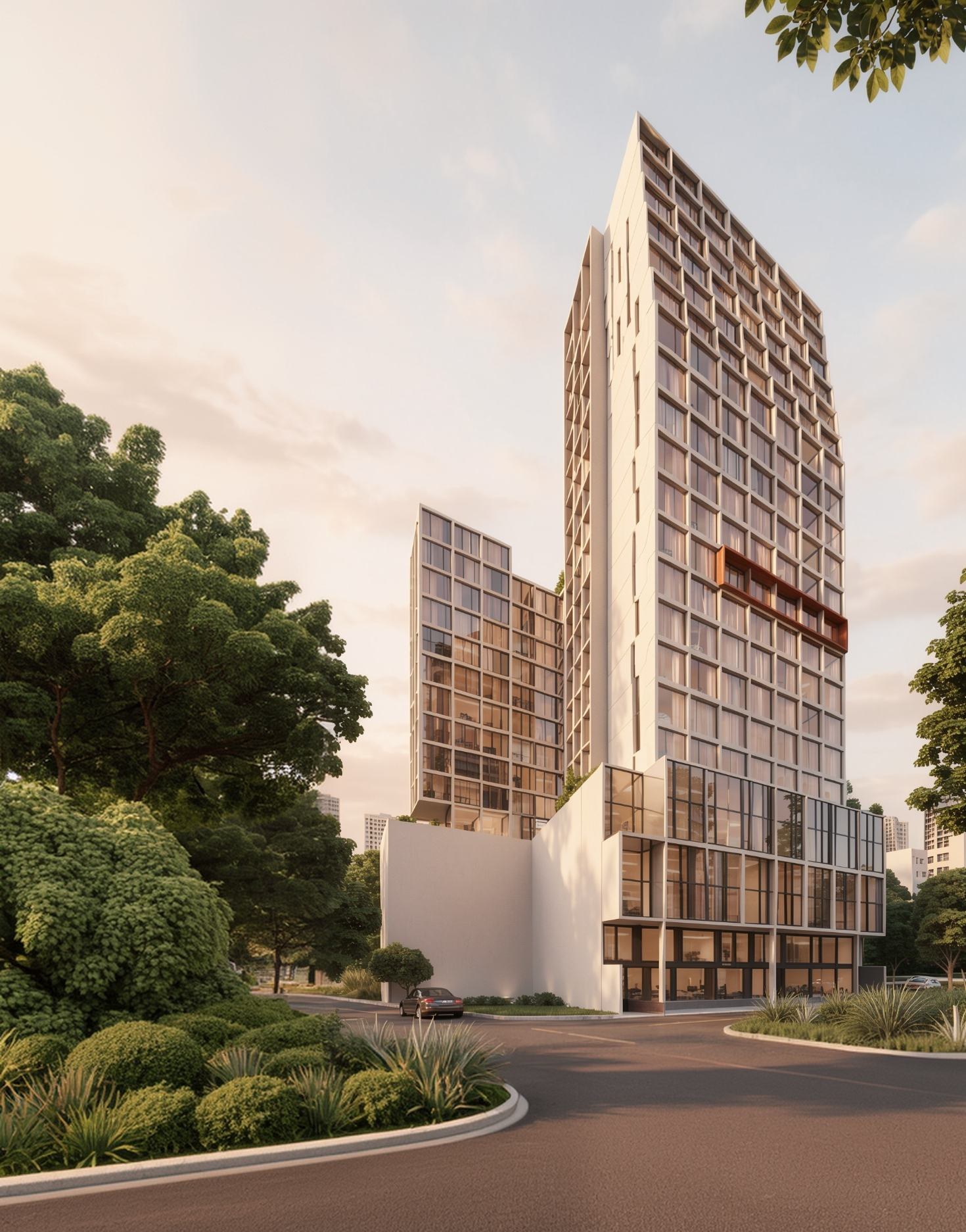 Torre residencial do Connect One